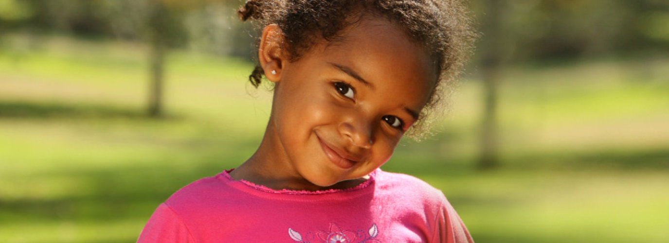 young girl smiling outdoor